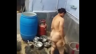 DESI BUBBLY AUNTY Taking bath