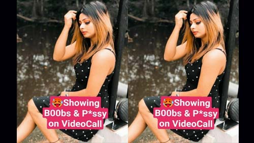 Cute Tiktoker Nude Video Call showing Boobs & Pussy