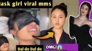 Viral black mask Girl nude Leaked sex videos HD