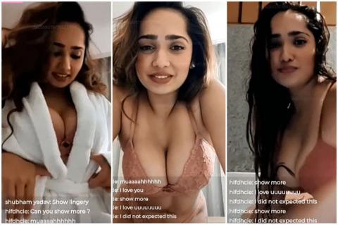 Aditi mistry nip slip video