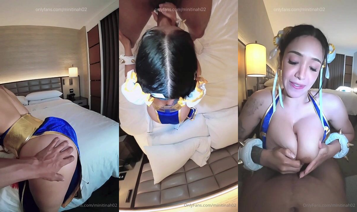 Minitinah nude leaked Chun-Li outfit dick riding