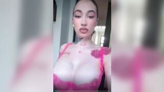 Bhad Bhabie big nipples see through