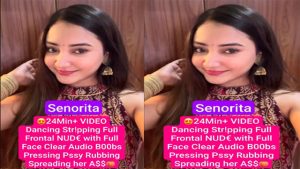 Senorita Famous Instagram Model Nude Exclusive Live