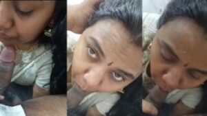 Telugu Wife Blowjob & Cumshot in mouth