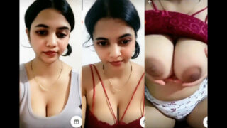 ADITI PRIVATE SHOW ON TANGO SHOWING BIG BOOBS