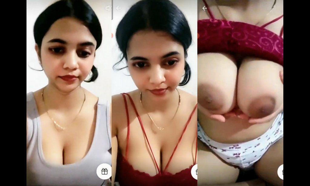 ADITI PRIVATE SHOW ON TANGO SHOWING BIG BOOBS