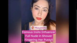 Insta Hottie Moumita Nude in Shower Tease Video