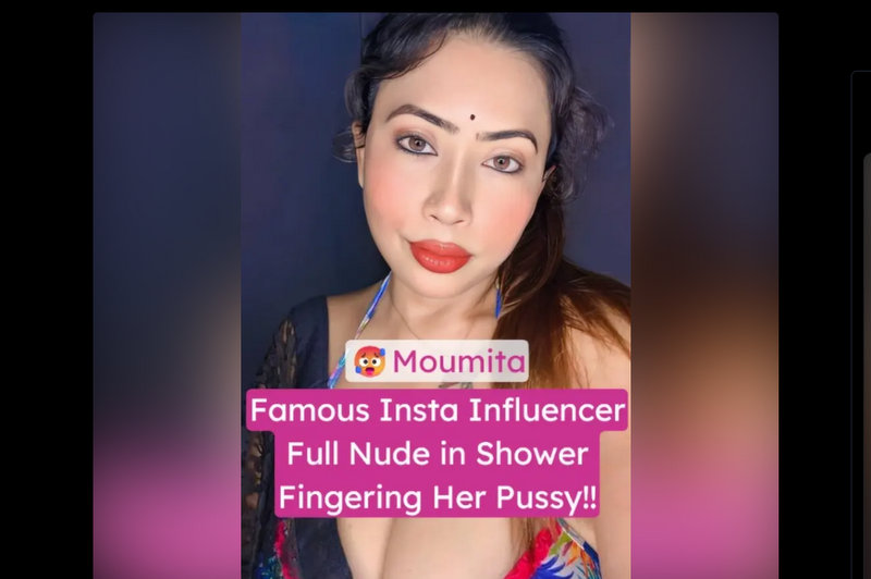 Insta Hottie Moumita Nude in Shower Tease Video