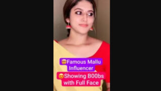 Mallu Influencer Most Demanded Topless Live