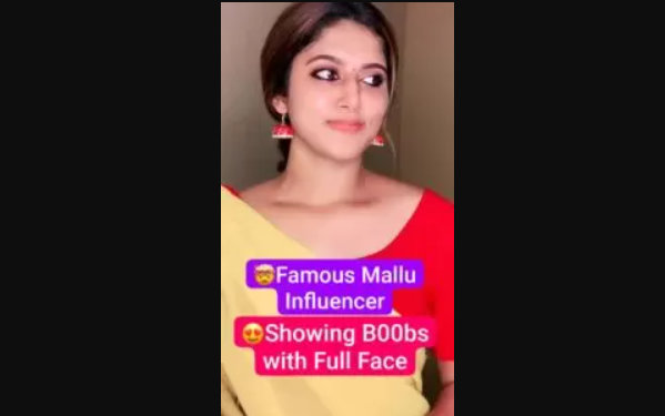 Mallu Influencer Most Demanded Topless Live
