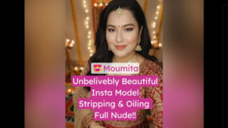Insta Model Moumita Saha Nude Oiling Her Hot Body