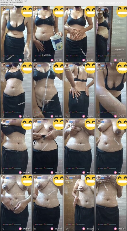 Tamil Twitter Fame Ranjini viral nude shower video