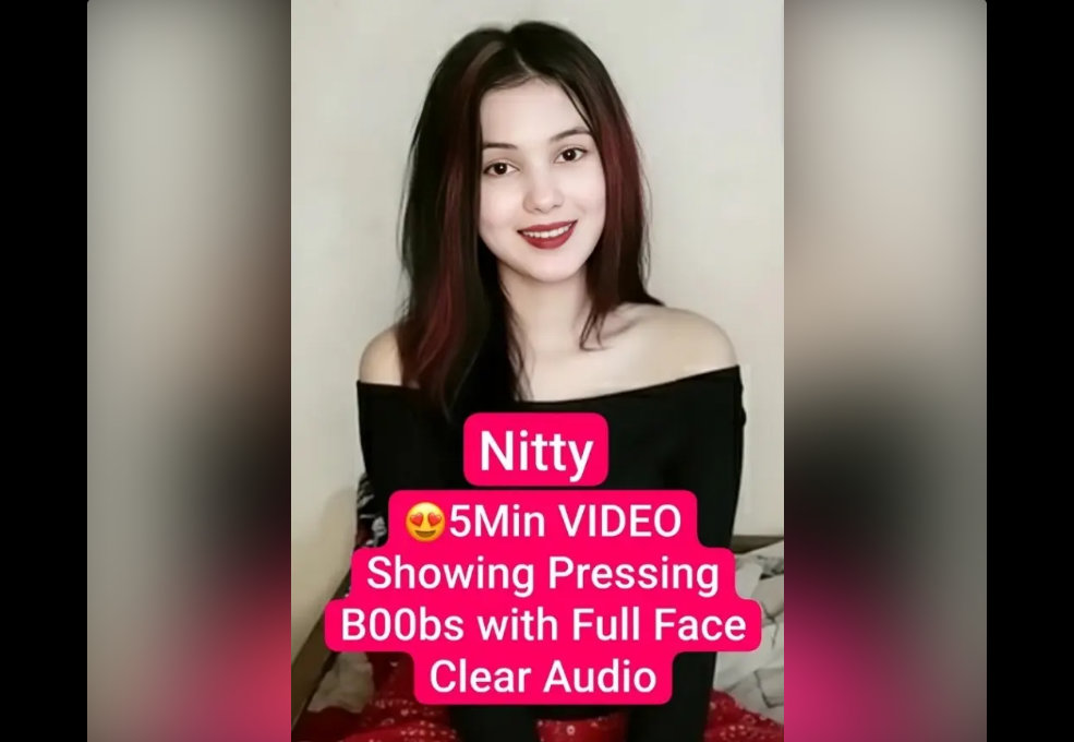 Instagram Model NITTY Chamet Live Revealing Tits