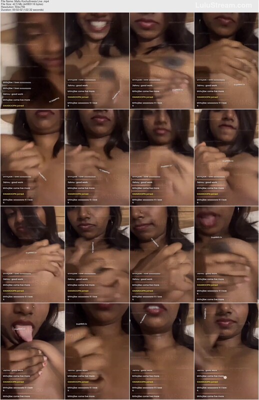 Mallu Kochuthresia Nude Boobs Play On Vip Live