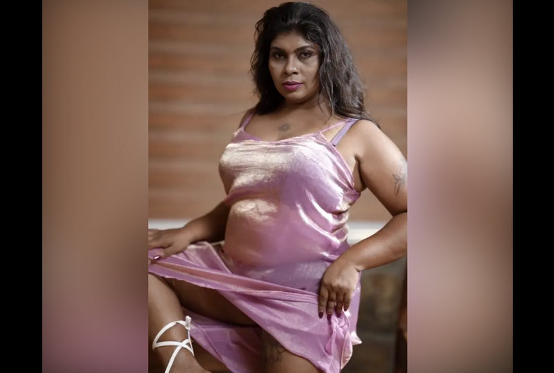 Nandana Krishnan Nude Striptease Pussy Fingering Clip