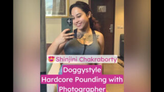 Horny Bong Model Shinjini Chakraborty Nude Doggystyle Fuck by Photographer