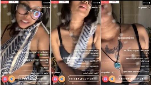 Tamil Fashion Model Veena Thara Nude Live Show