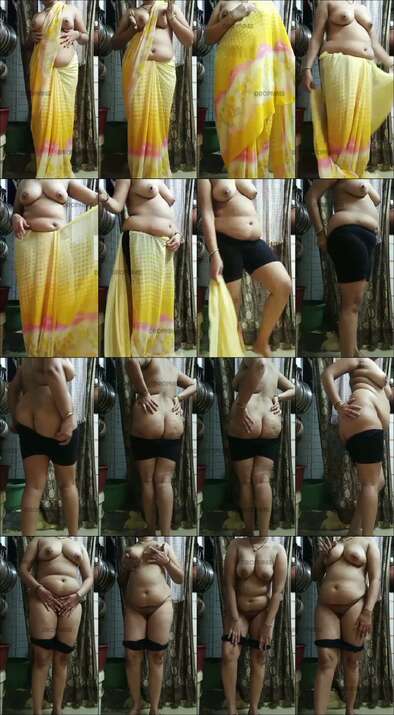 YOUTUBER BHABHI SREIYA KI DUNIYA PREMIUM KITCHEN SAREE UNDRESS VIRAL VIDEO