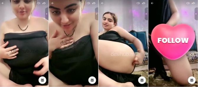 Pakistani Hottie Mehrab NUDE Under Transparent Cloth Flashing Big Boobs In Live