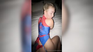 therealbrittfit nude spider girl riding POV