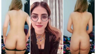 MISHIKA Hot Tiktoker Nude Tango Live Teasing Stripping with full face Licking Boobs, Slapping ASS