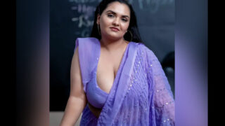Srishti Khan Nude Premium Live Teacher Roleplay Stripping & Showing Her HUGE Boobs
