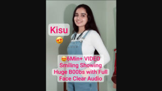 Cute Snapchat Influencer Kisu Nude Exclusive Chamet LIVE Smiling & Teasing her Huge Boobs with Full Face