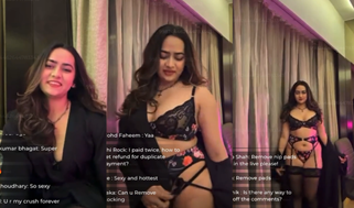 DIVYA MISTRY nude Stripping, Pouring Icecream on her Boobs ASS & Licking with Full Face