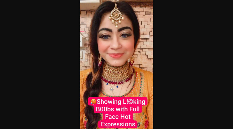 Famous Insta Influencer Motivational Speaker Nude Chamet Exclusive Premium Live Licking Big Boobs with Full Face