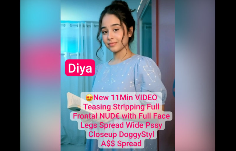 Diya Insta model nude on Tango Live, showing tits, spreading her pussy and ass closeup