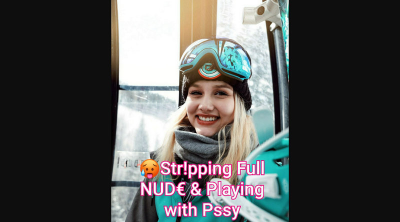 Beautiful Professional Skiing Championship Winner Viral Joining OnlyFans NUDE with Full Face & Playing with her Pussy