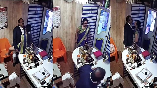 Astrologer Ashok Kharat Viral MMS Videos Fucking His Multiple Horny Married Clients In His Cabin (Part-2)