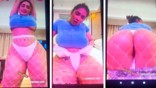 ADITI MISTRY New Nude LIVE Stripping Big Boobs Pressing, Huge ASS Slapping & Pillow Riding with Full Face