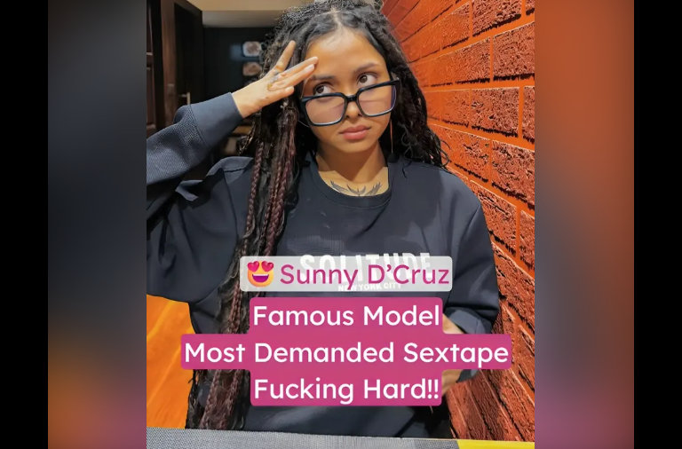 Instagram influencer Sunny D’Cruz nude leaked gets her tight pussy fucked
