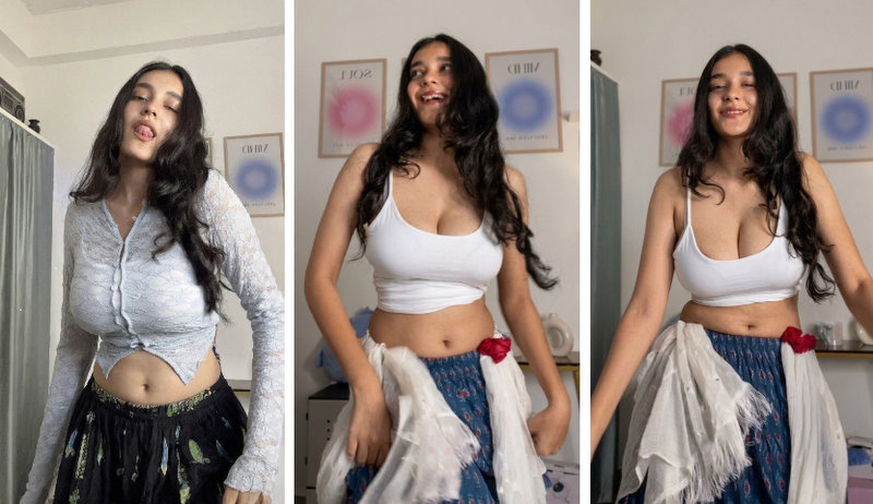 SUBHASHREE SAHU Most Requested New Viral Video Huge Boobs Bouncing Nipple Tease