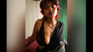 Bengali Beauty Darshana Chatterjee Nude Leaked Stripping Black Saree Shows Off Her Big Boobs And Ass