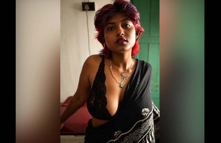 Bengali Beauty Darshana Chatterjee Nude Leaked Stripping Black Saree Shows Off Her Big Boobs And Ass