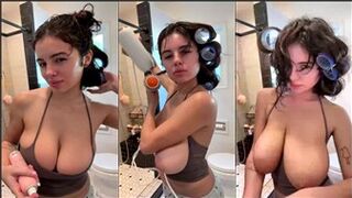 Matildem Nude Leaked Topless Vlog After Shower
