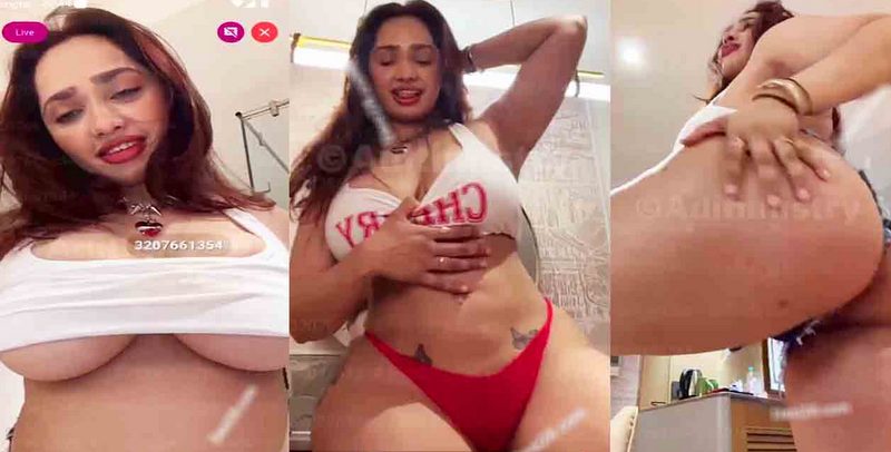 Aditi Mistry Nude Leaked Viral Big Boobs, Nipple & Pussy Slip in cherry Top Video – Part 1