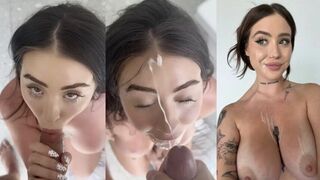 Rosie Rider Naked Leaked Takes A Huge Facial After Giving Blowjob