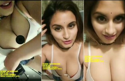 Gunjan Aras nude leaked first time Tango Topless live