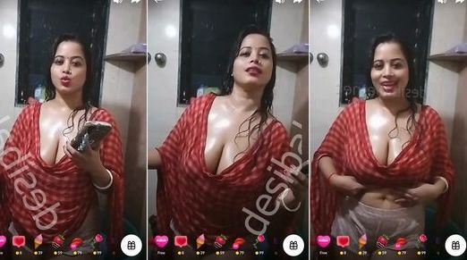 Hot Tango Bhabhi Nude Leaked Wet Big Boobs Play On Live