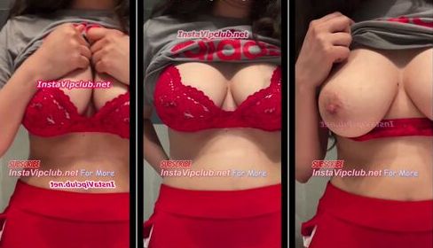 Cute Insta Queen Model Nude Stripping Pressing Hot Boobs On 6Min Videocall