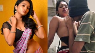 Famous Tamil Actress Lavanya Manickam nude leaked gets her sensual boobs sucked