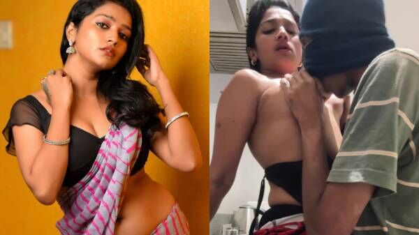 Famous Tamil Actress Lavanya Manickam nude leaked gets her sensual boobs sucked